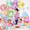 Pastel Donut Balloon Arch Garland Kit, 162pcs Donut Two Sweet One Birthday Party Supplies Girl Pastel Sprinkle Confetti Candy Ice Cream Foil Balloons for First Birthday Party Baby Shower Decoration